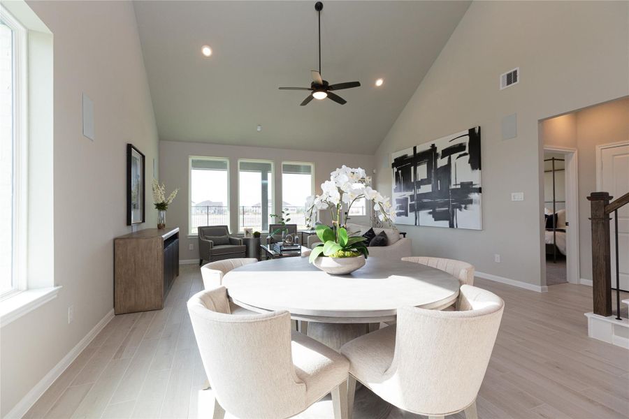 Furnished interior view inside a new home in , Conroe (Image 21).