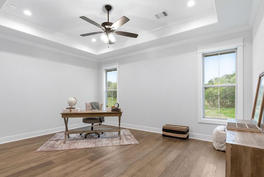 Furnished interior view inside a new home in Windmill Hill, Bryan (Image 34).