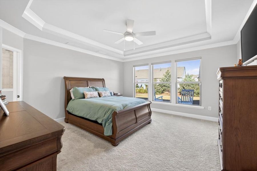 Furnished interior view inside a new home in Del Webb Chateau Elan, Hoschton (Image 16). Furnished interior view inside a new home in Del Webb Chateau Elan, Hoschton (Image 16).