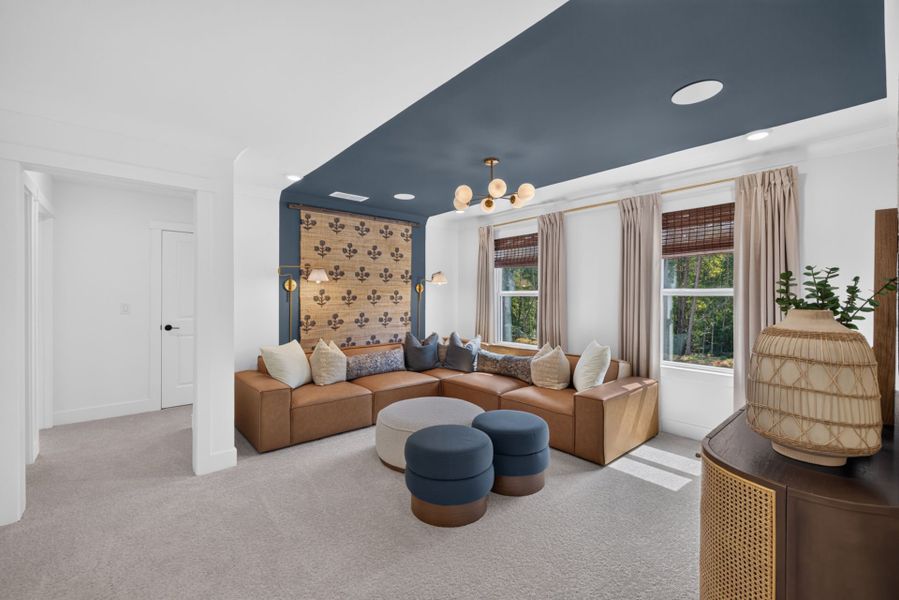 Representative furnished interior of a home built from the Newlyn by Pulte Homes in Bristol, Dawsonville (Image 52).