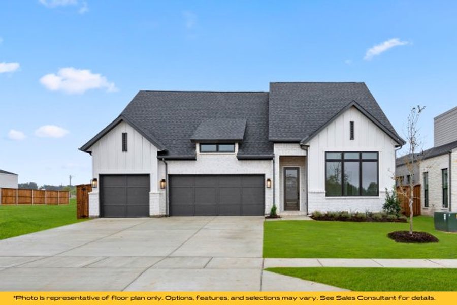 Representative exterior photo of a completed home built from the Breckenridge by Stonefield Homes in Heath Golf and Yacht Club, Rockwall, TX (Image 30).