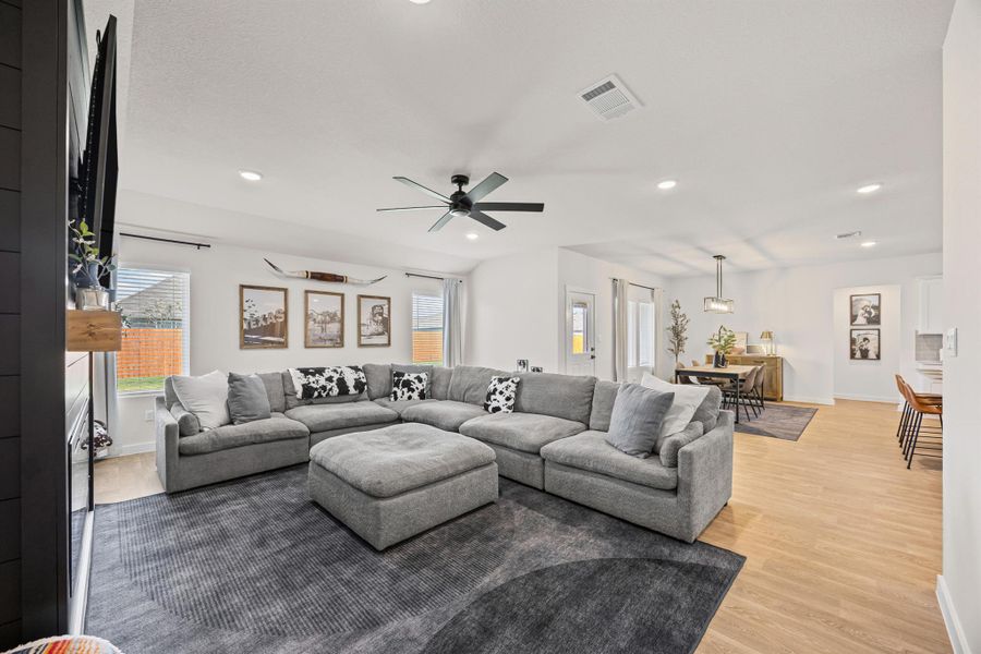 Furnished interior view inside a new home in Hartland Ranch, Lockhart (Image 6). Furnished interior view inside a new home in Hartland Ranch, Lockhart (Image 6).