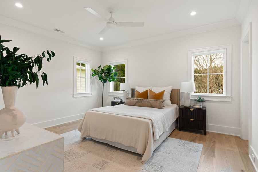 Furnished interior view inside a new home in , Mount Pleasant (Image 29).