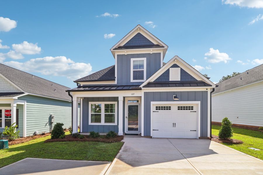 Representative exterior photo of a completed home built from the Briarwood II by Great Southern Homes in Bickley Station, Irmo, SC (Image 22).