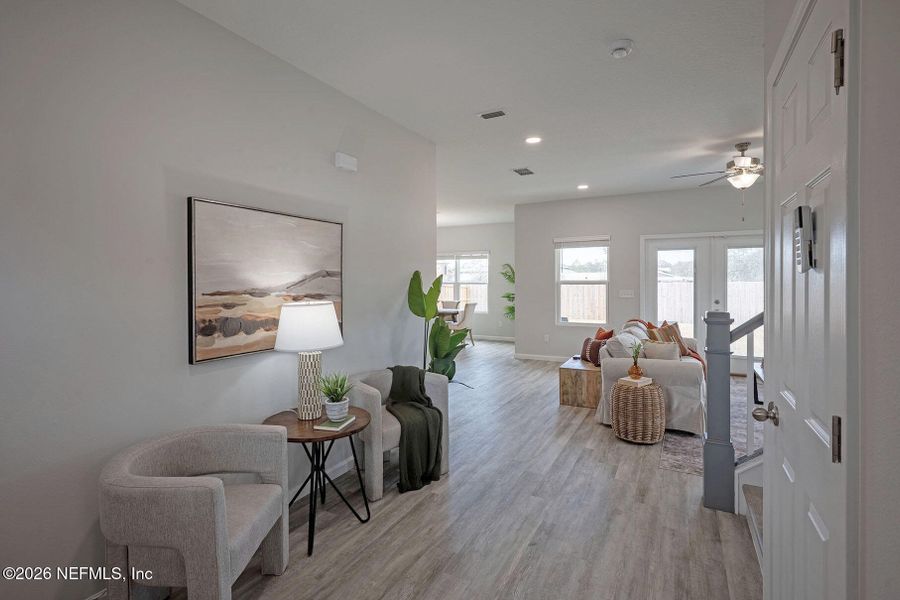 Furnished interior view inside a new home in , Jacksonville (Image 17).