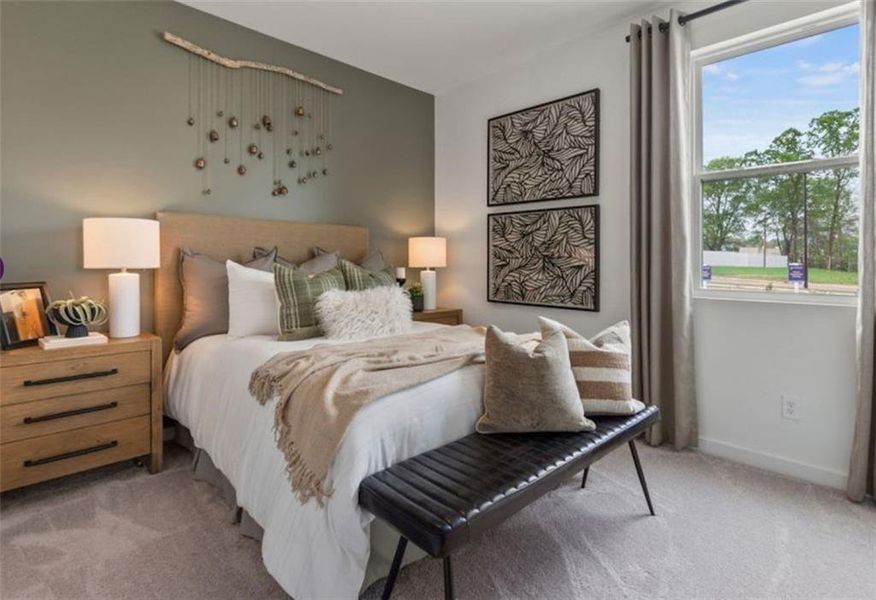 Furnished interior view inside a new home in Reserve at Gum Springs, Jefferson (Image 16).