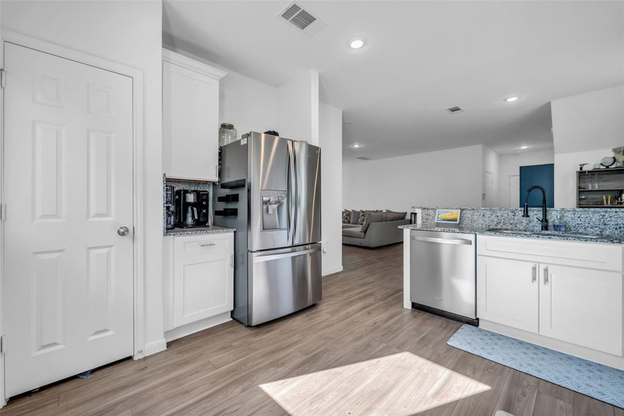 Furnished interior view inside a new home in Forbes Crossing, Houston (Image 13).