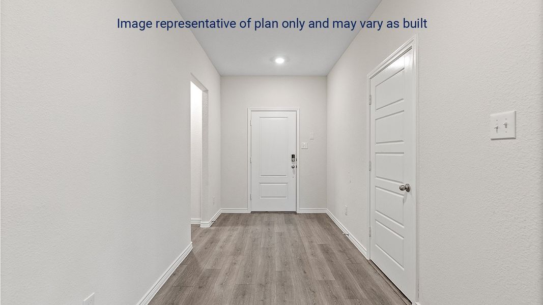 Representative unfurnished interior of a home built from the Holden by D.R. Horton in King's Landing, Corpus Christi (Image 20). Representative unfurnished interior of a home built from the Holden by D.R. Horton in King's Landing, Corpus Christi (Image 20).