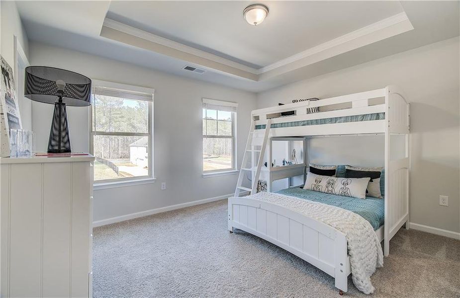 Furnished interior view inside a new home in Cambria at Traditions, Hampton (Image 22). Furnished interior view inside a new home in Cambria at Traditions, Hampton (Image 22).