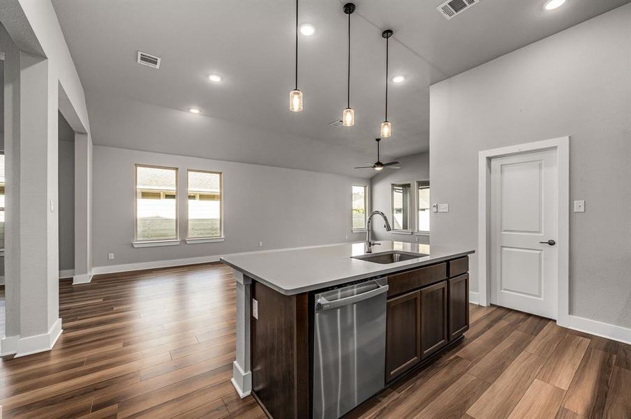 Furnished interior view inside a new home in , McKinney (Image 12). Furnished interior view inside a new home in , McKinney (Image 12).