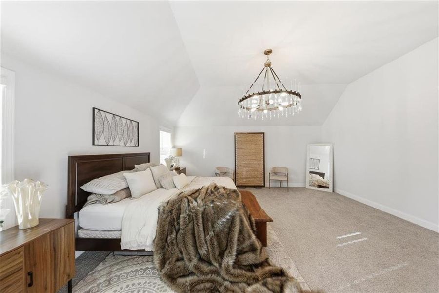 Furnished interior view inside a new home in Nine Oaks, Locust Grove (Image 37).