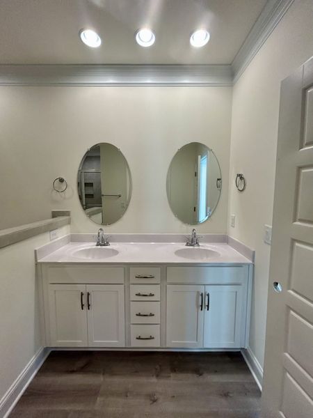 Furnished interior view inside a new home in Trellises, High Point (Image 8).