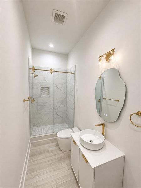 Furnished interior view inside a new home in , Atlanta (Image 14).