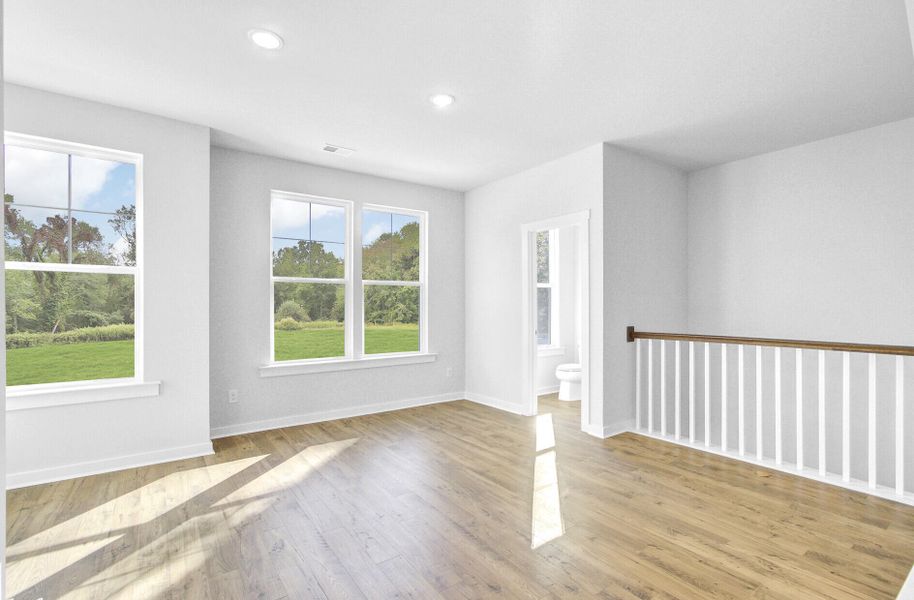 Spacious, unfurnished interior of a new home in Indigo Grove Townhomes, Johns Island (Image 35).