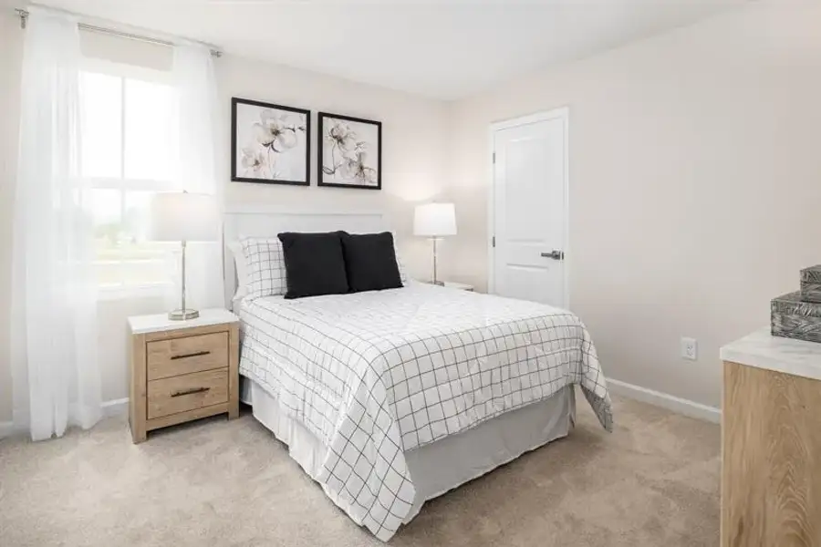 Representative furnished interior of a home built from the Quick Move-In Hazel by Ryan Homes in Ellison, Spartanburg (Image 18). Representative furnished interior of a home built from the Quick Move-In Hazel by Ryan Homes in Ellison, Spartanburg (Image 18).