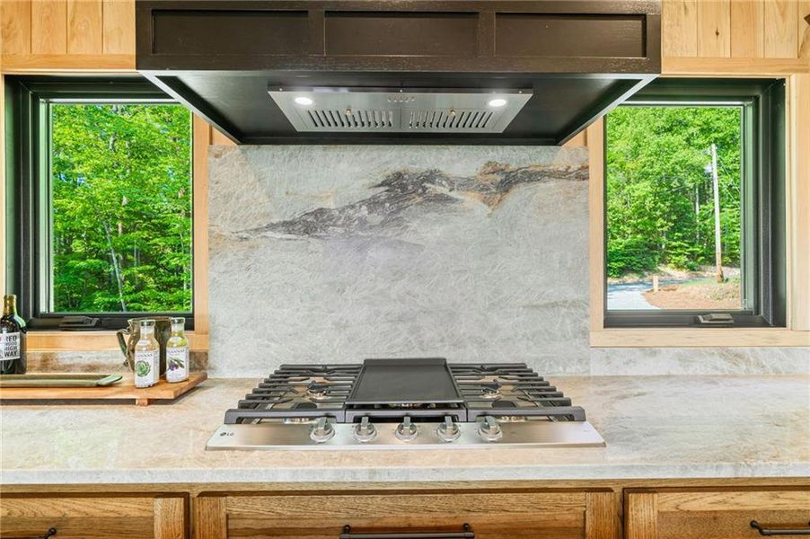 Close-up of interior finishes inside a home in , Ellijay (Image 17).