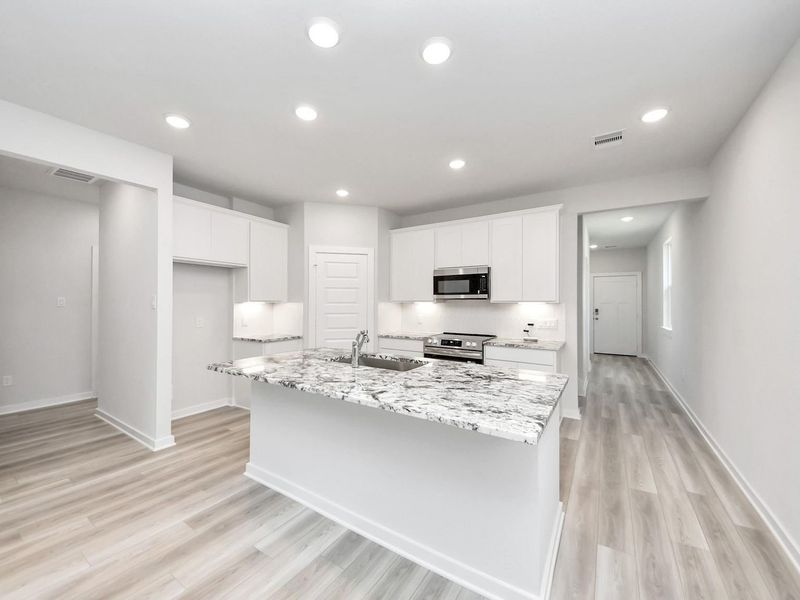 Furnished interior view inside a new home in Liberty Estates, Cleveland (Image 10).