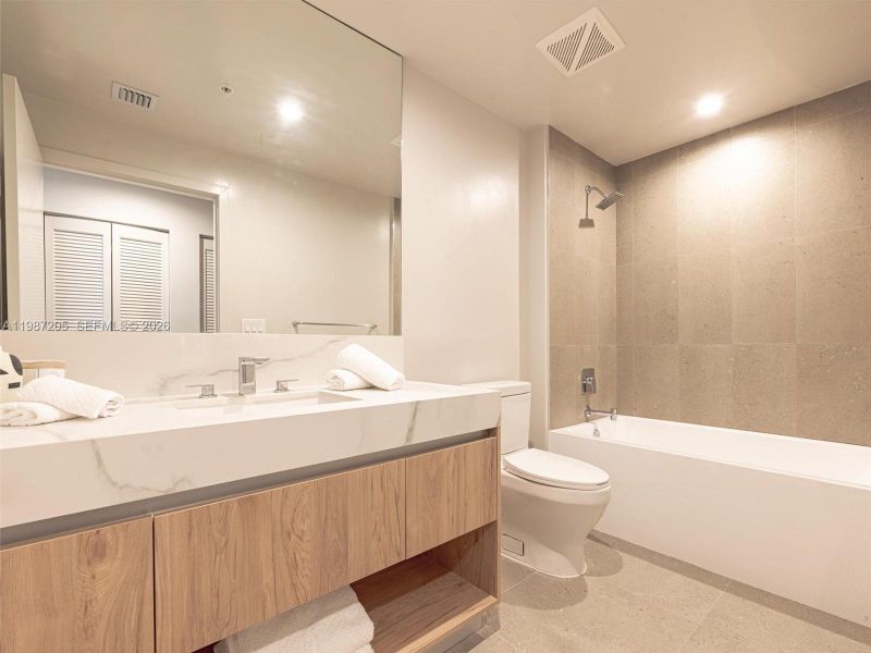 Furnished interior view inside a new home in , Miami (Image 13). Furnished interior view inside a new home in , Miami (Image 13).