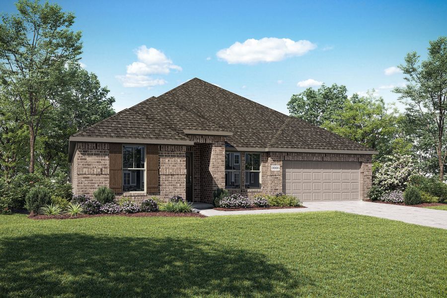 Representative exterior photo of a completed home built from the Bryson by Tri Pointe Homes in LaPrelle, Haslet, TX (Image 21).