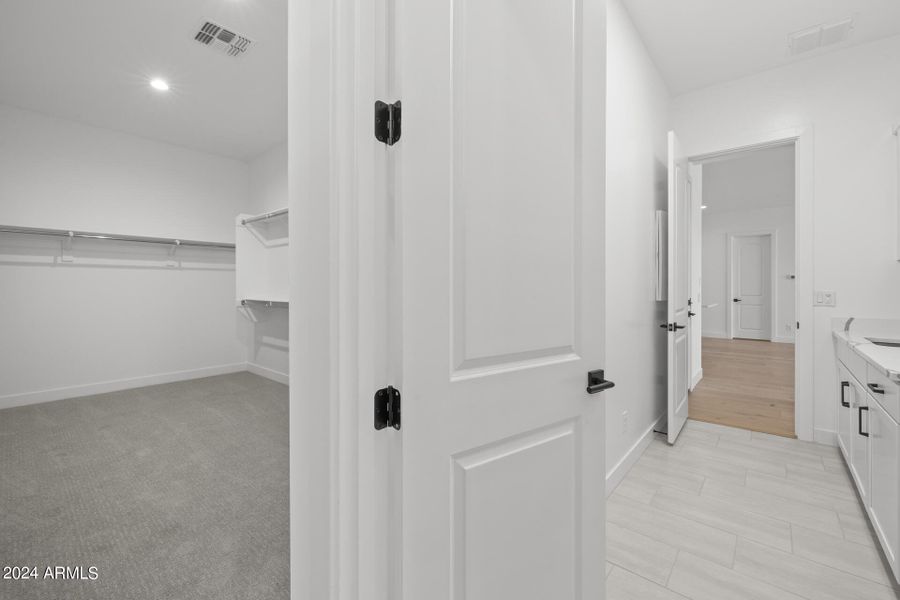 Master Bedroom Access to Laundry Room