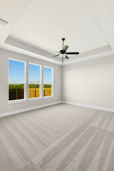 Spacious, unfurnished interior of a new home in Blackhawk, Pflugerville (Image 31).