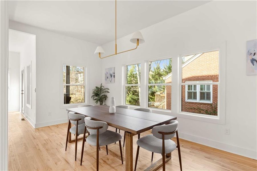 Furnished interior view inside a new home in , Atlanta (Image 33).