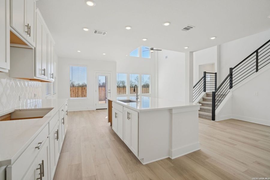 Furnished interior view inside a new home in Carmel Ranch, Schertz (Image 12). Furnished interior view inside a new home in Carmel Ranch, Schertz (Image 12).