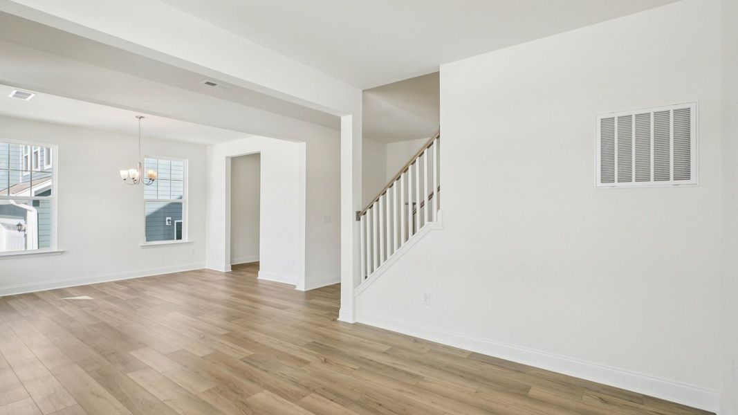 Representative furnished interior of a home built from the Stonehaven by DRB Homes in Jasper Landing, Four Oaks (Image 7). Representative furnished interior of a home built from the Stonehaven by DRB Homes in Jasper Landing, Four Oaks (Image 7).