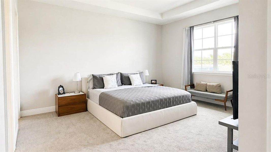 Furnished interior view inside a new home in Havenfield at Crossprairie, St. Cloud (Image 39).