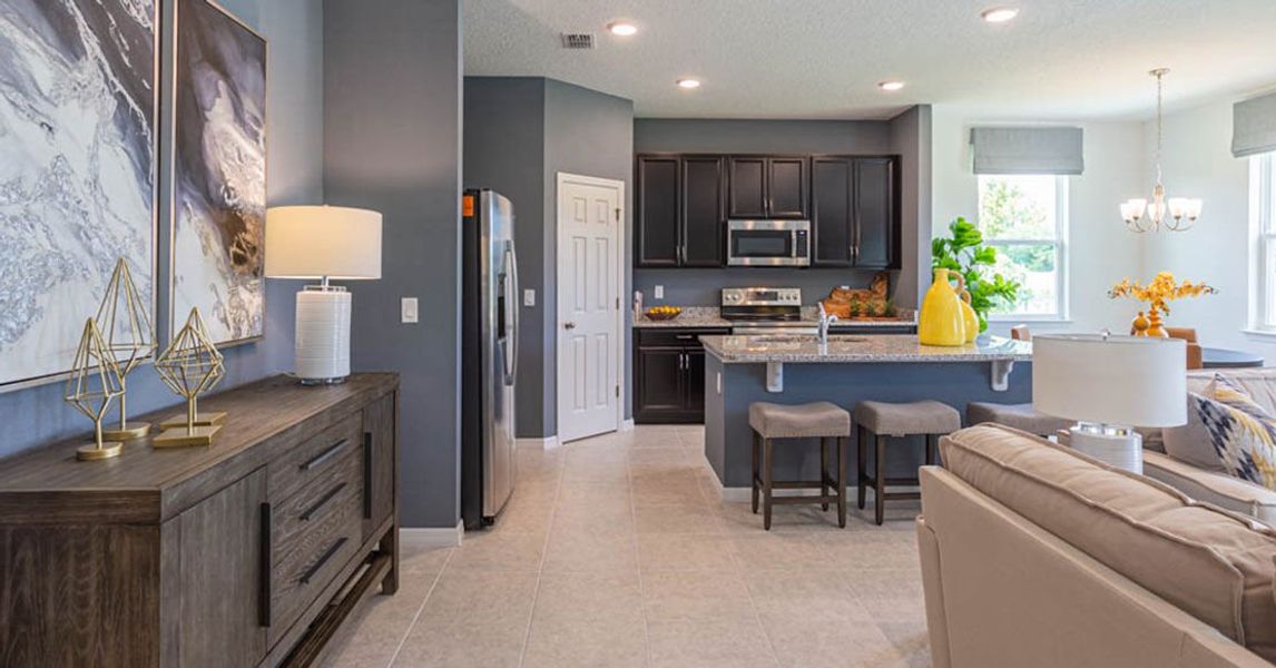 Kitchen with Island Seating
