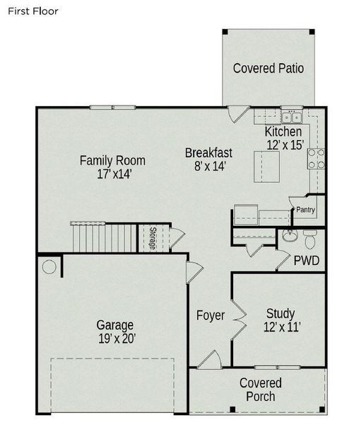 *First floor.* *First floor.*