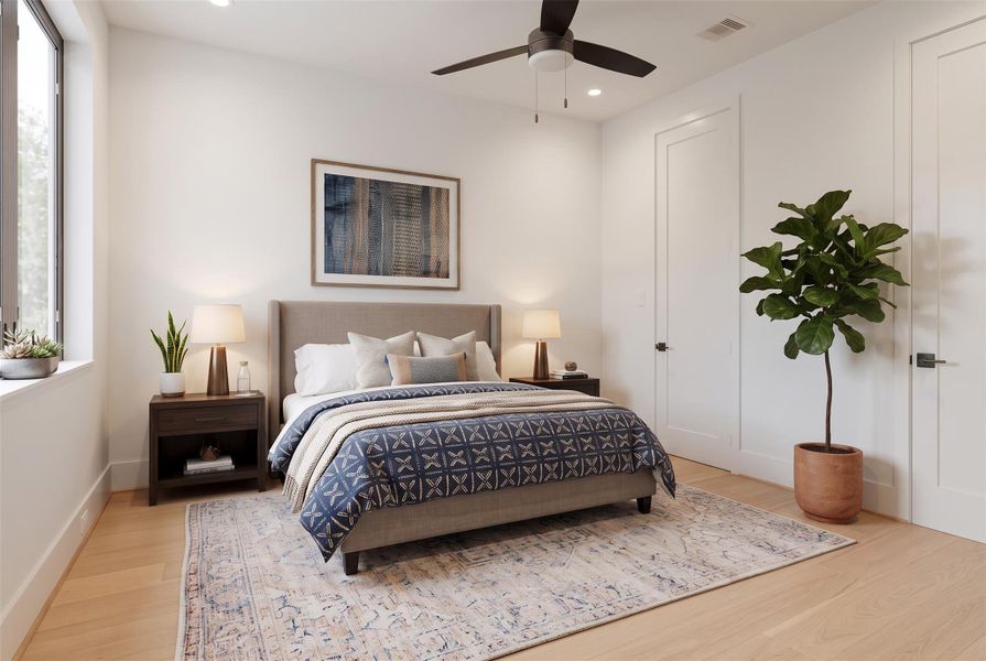 The second third-floor guest suite.