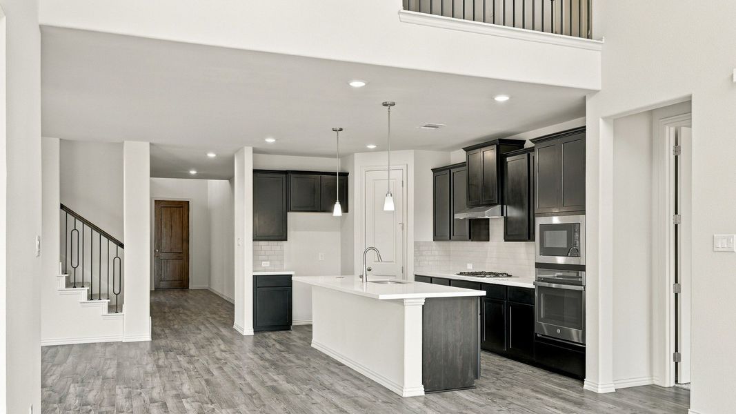 Furnished interior view inside a new home in Wildflower Ranch, Fort Worth (Image 11). Furnished interior view inside a new home in Wildflower Ranch, Fort Worth (Image 11).