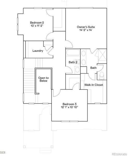 2D floor plan layout of this home in , Thornton, CO (Image 2).
