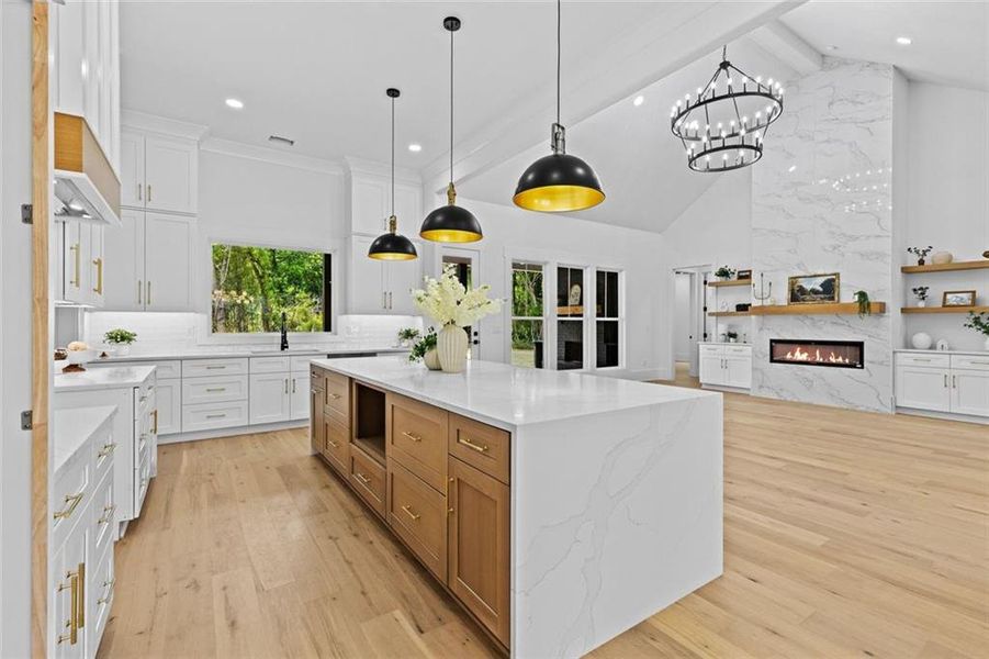 Furnished interior view inside a new home in , Monroe (Image 19).