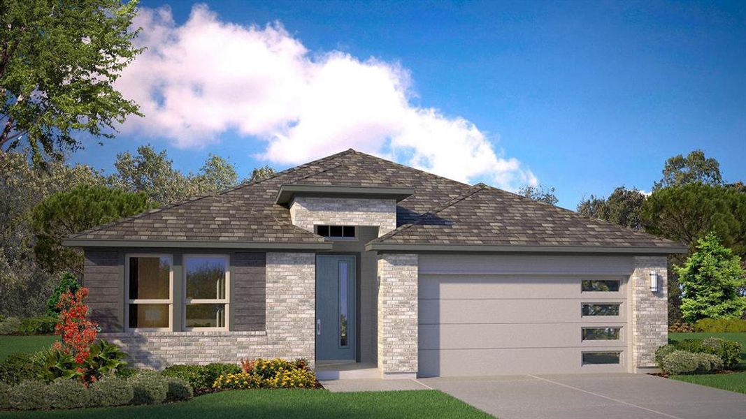 Front elevation - D.R. Horton's Blue Jay floorplan, elevation S - All Home and community information, including pricing, included features, terms, availability and amenities, are subject to change at any time without notice or obligation. All Drawings, pictures, photographs, video, square footages, floor plans, elevations, features, colors and sizes are approximate for illustration purposes only and will vary from the homes as built. Front elevation - D.R. Horton's Blue Jay floorplan, elevation S - All Home and community information, including pricing, included features, terms, availability and amenities, are subject to change at any time without notice or obligation. All Drawings, pictures, photographs, video, square footages, floor plans, elevations, features, colors and sizes are approximate for illustration purposes only and will vary from the homes as built.