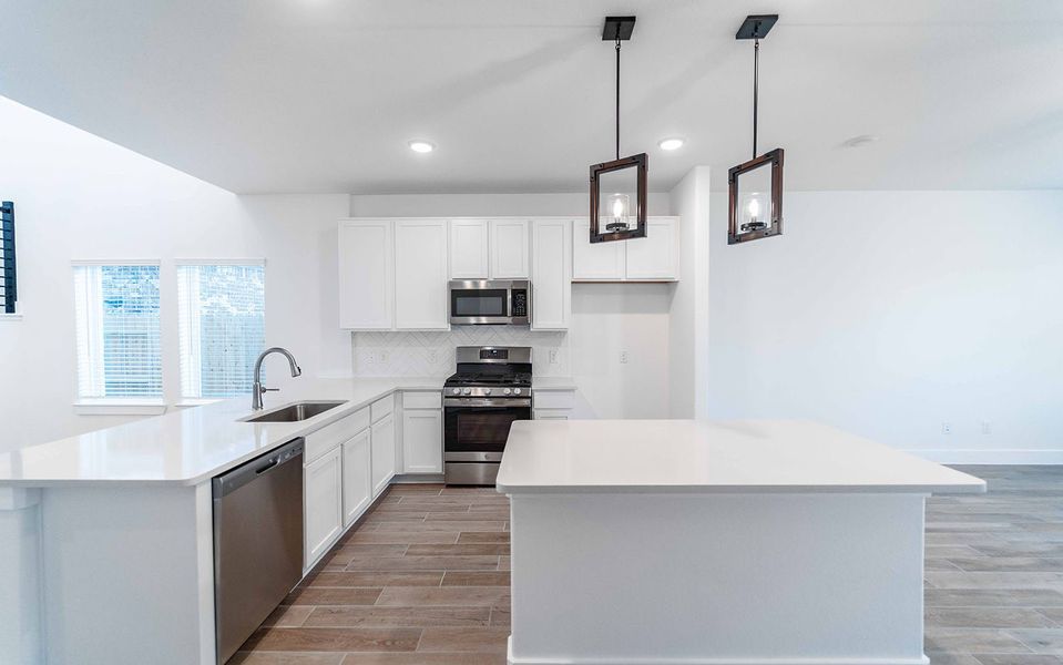 Furnished interior view inside a new home in River Ranch Meadows, Dayton (Image 6).