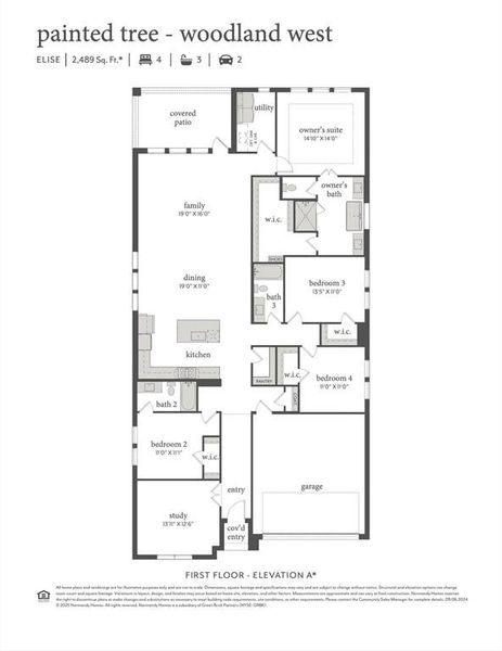 Always in demand, our single story Elise floor plan features an open concept floor plan that offers all the space and luxurious finishes your family deserves!