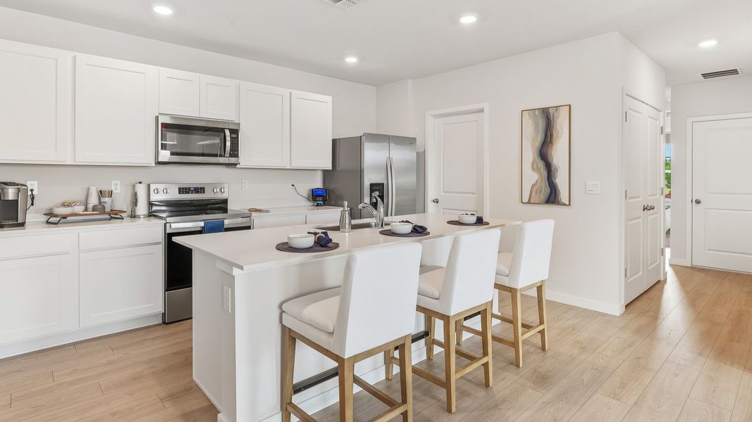 Furnished interior view inside a new home in Sea Cove, Punta Gorda (Image 5).