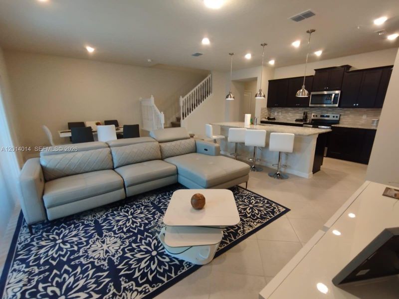 Furnished interior view inside a new home in , Clermont (Image 14). Furnished interior view inside a new home in , Clermont (Image 14).