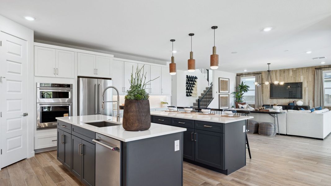 Furnished interior view inside a new home in The Ridge at Stone Butte, Phoenix (Image 16).