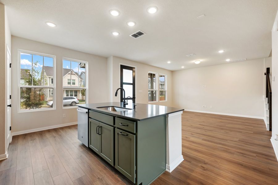 Representative furnished interior of a home built from the Robin by Ashton Woods in The Cottages at Lariat, Liberty Hill (Image 12). Representative furnished interior of a home built from the Robin by Ashton Woods in The Cottages at Lariat, Liberty Hill (Image 12).