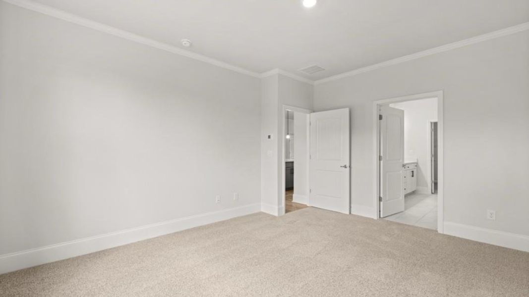 Spacious, unfurnished interior of a new home in Hamptons at Riverwood North, Dallas (Image 30).