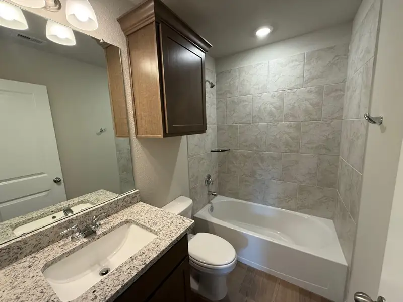 Furnished interior view inside a new home in Southern Pointe, College Station (Image 3). Furnished interior view inside a new home in Southern Pointe, College Station (Image 3).