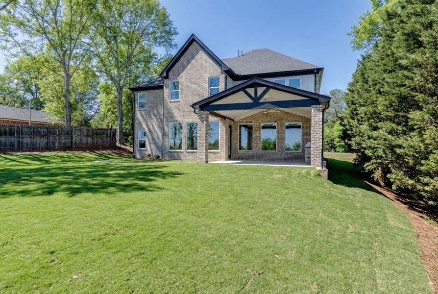 Exterior details and patio area of a home in , Buford (Image 28).