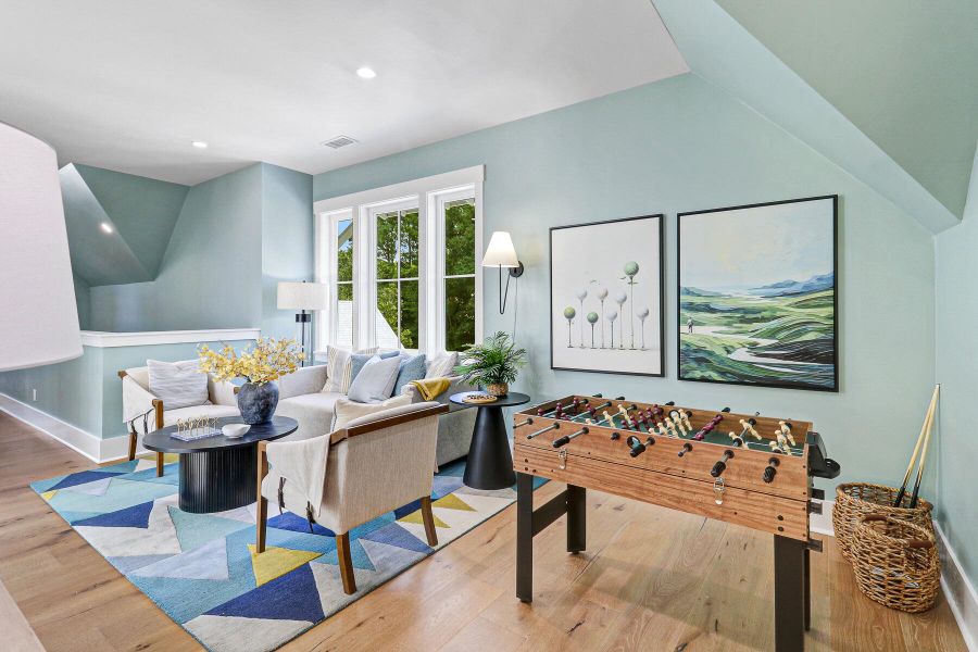 Furnished interior view inside a new home in , Bluffton (Image 37).