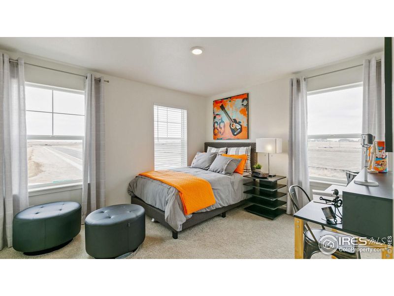 Furnished interior view inside a new home in Westgate, Greeley (Image 24). Furnished interior view inside a new home in Westgate, Greeley (Image 24).