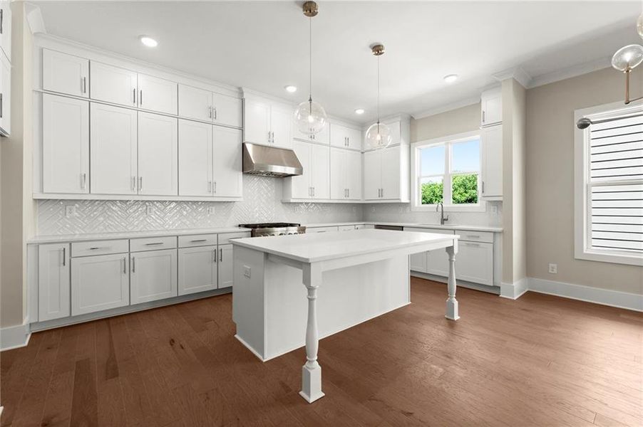 Furnished interior view inside a new home in West Town, Atlanta (Image 9).