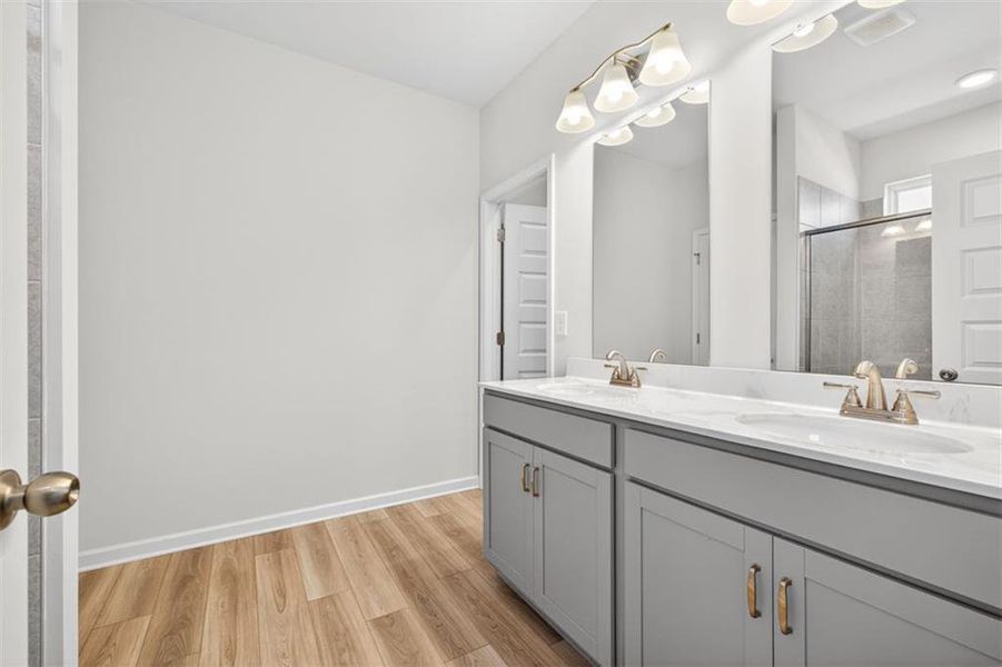 Furnished interior view inside a new home in Franklin Manor, Lawrenceville (Image 12).