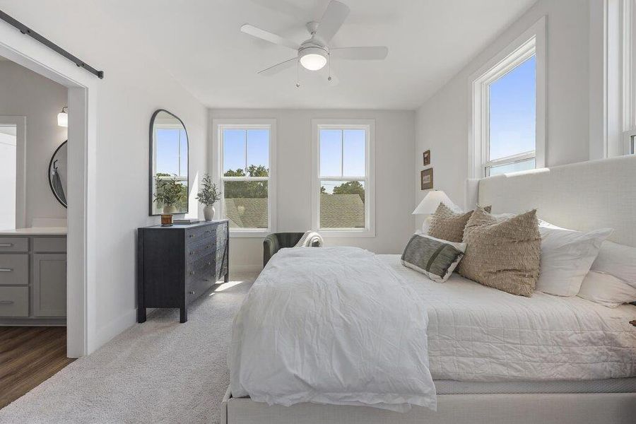 Furnished interior view inside a new home in , Atlanta (Image 13).